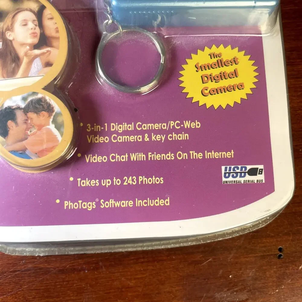 Sakar Key Chain Digital Camera Vintage 3-in-1 camera New NOS 2005